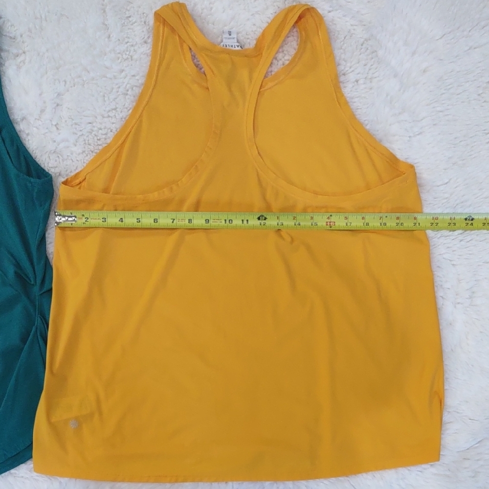 ATHLETA (2-Pack)Teal and Yellow Tank Tops - Picture 14 of 17
